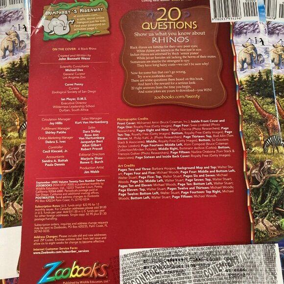 Bundle of 19 Zoobooks Magazines for Kids - Picture 13 of 16